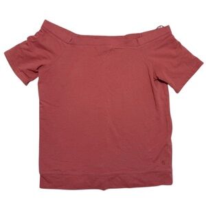 Treasure & Bond Burnt Rust Red Short Sleeve Tee – Size XS